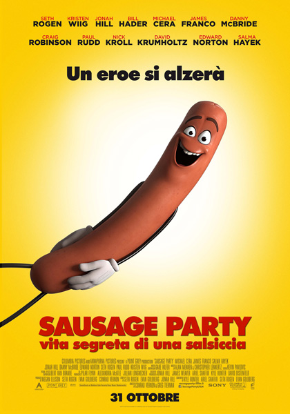 SAUSAGE PARTY - VITA SEGRETA DI UNA SALSICCIA - VM.14