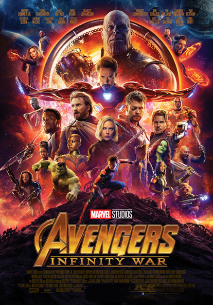 AVENGERS: INFINITY WAR (Marvel Studios) Blu-ray disc
