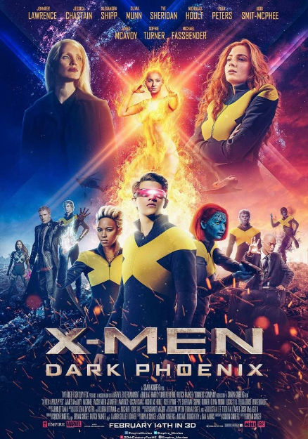 X MEN: DARK PHOENIX (2019) (Marvel Studios) dvd